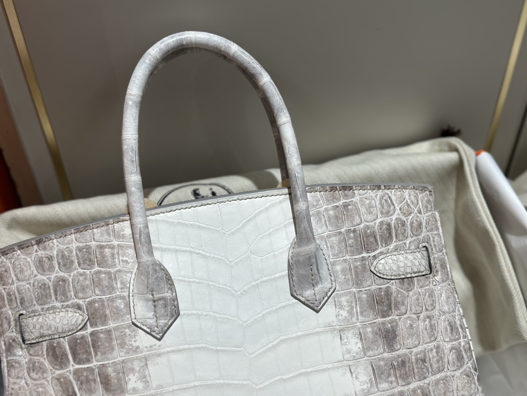 Hermes Himalayan Birkin 30CM Handbag Crocodile Niloticus Skin